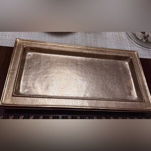 Elegant Gold Bath Tray